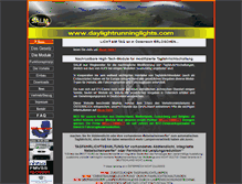 Tablet Screenshot of daylightrunninglights.com